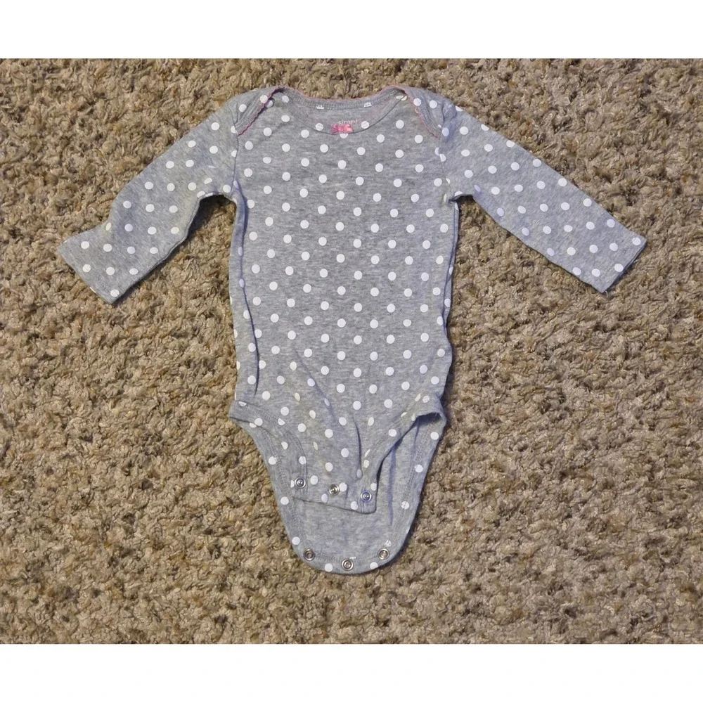Bundle Of 8 Bodysuits Baby Size 3-6 Months Carters/Old Navy/Gerber
